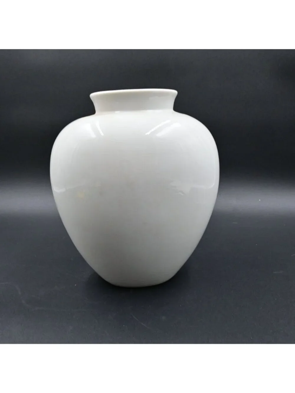 Vintage Porcelain Vase Pink Rose Floral 8